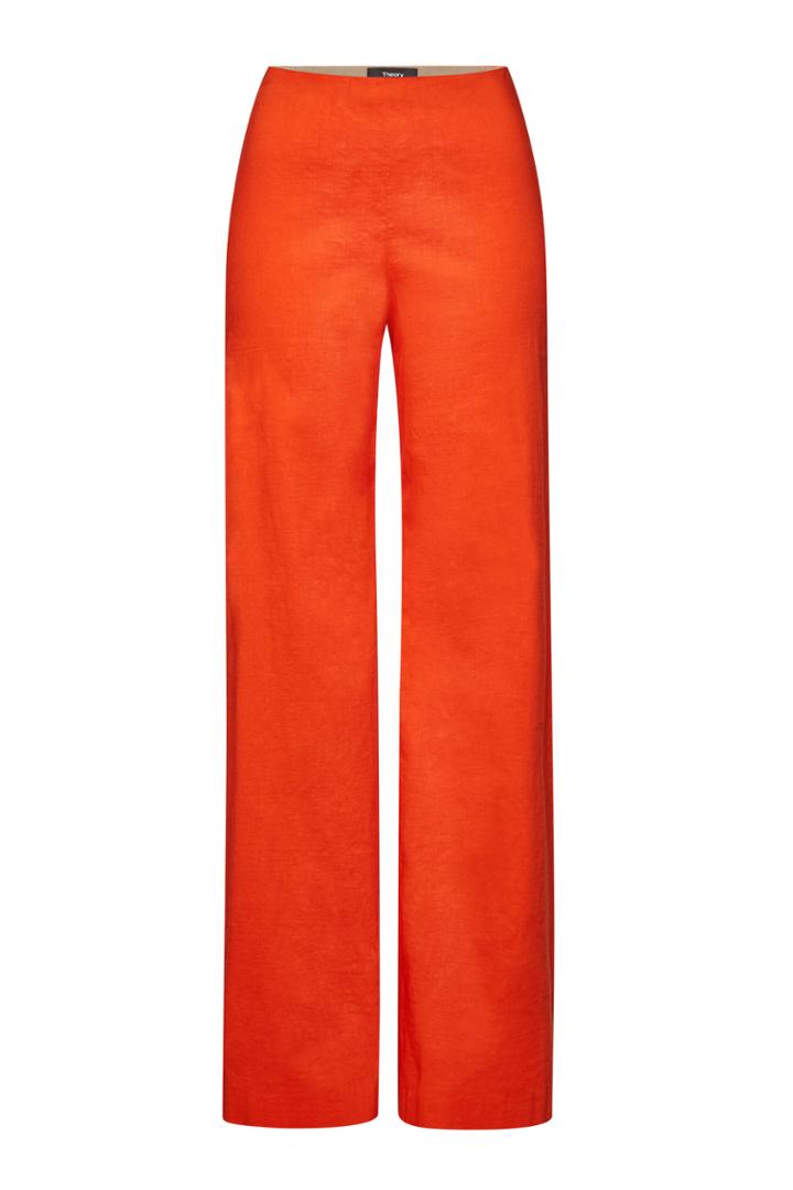 Theory Theory Wide Leg Pants With Linen
