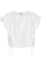 3.1 Phillip Lim 3.1 Phillip Lim Cotton Top With Lace-up Sides