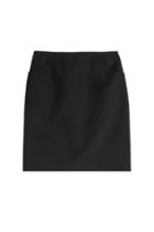 A.p.c. A.p.c. Linen-cotton High-waisted Skirt - Black
