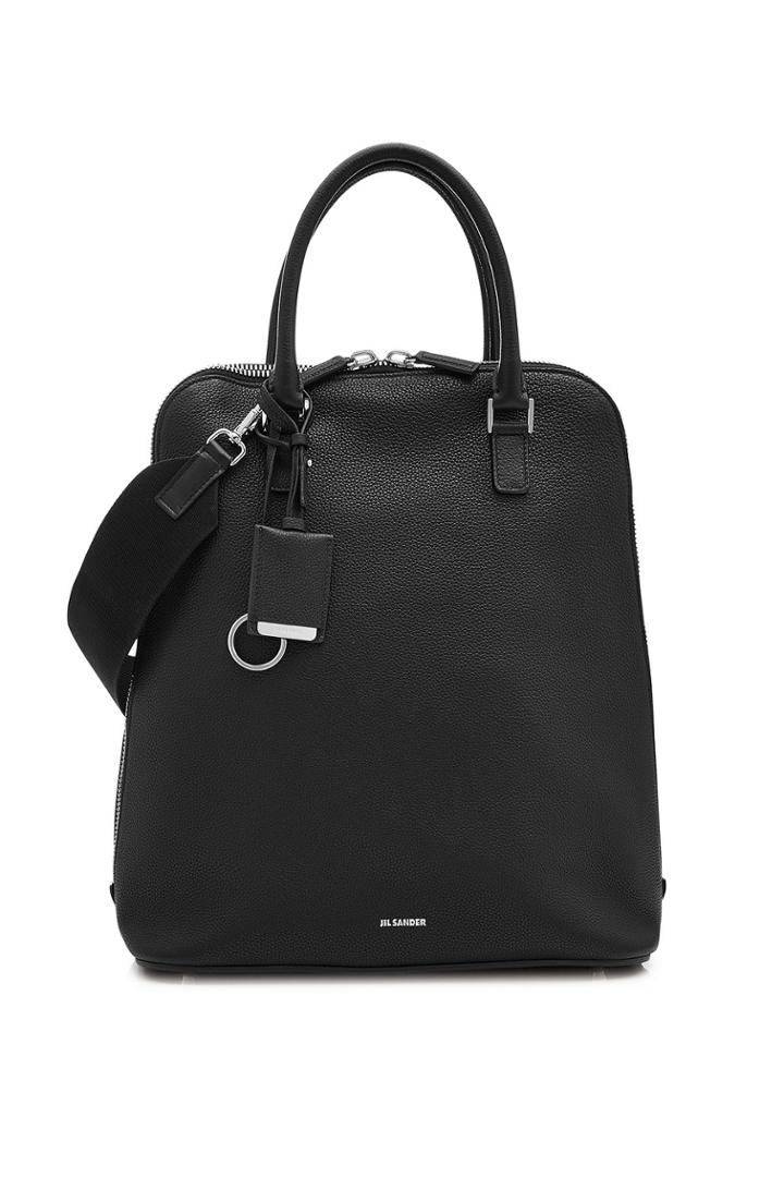 Jil Sander Jil Sander Nicandro Medium Leather Shoulder Bag