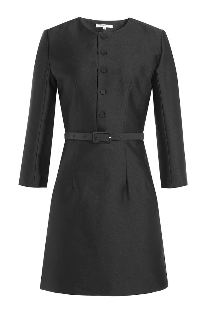 Carven Carven Dress With Silk - Black