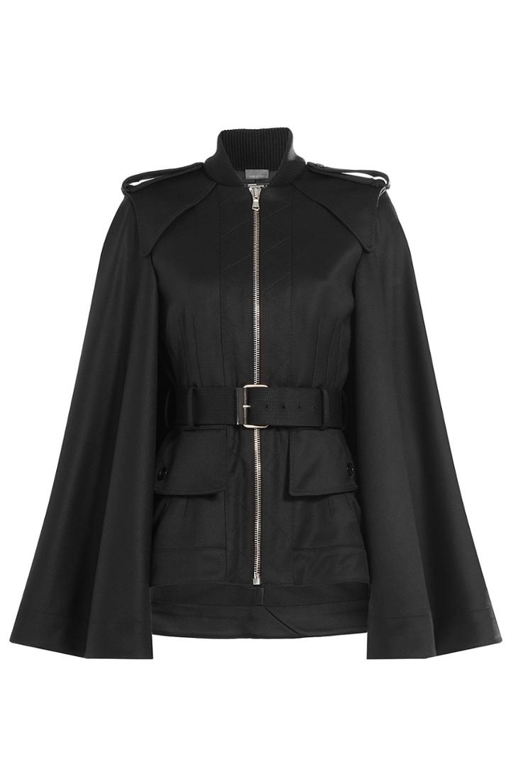 Alexander Mcqueen Alexander Mcqueen Wool Jacket With Flared Sleeves
