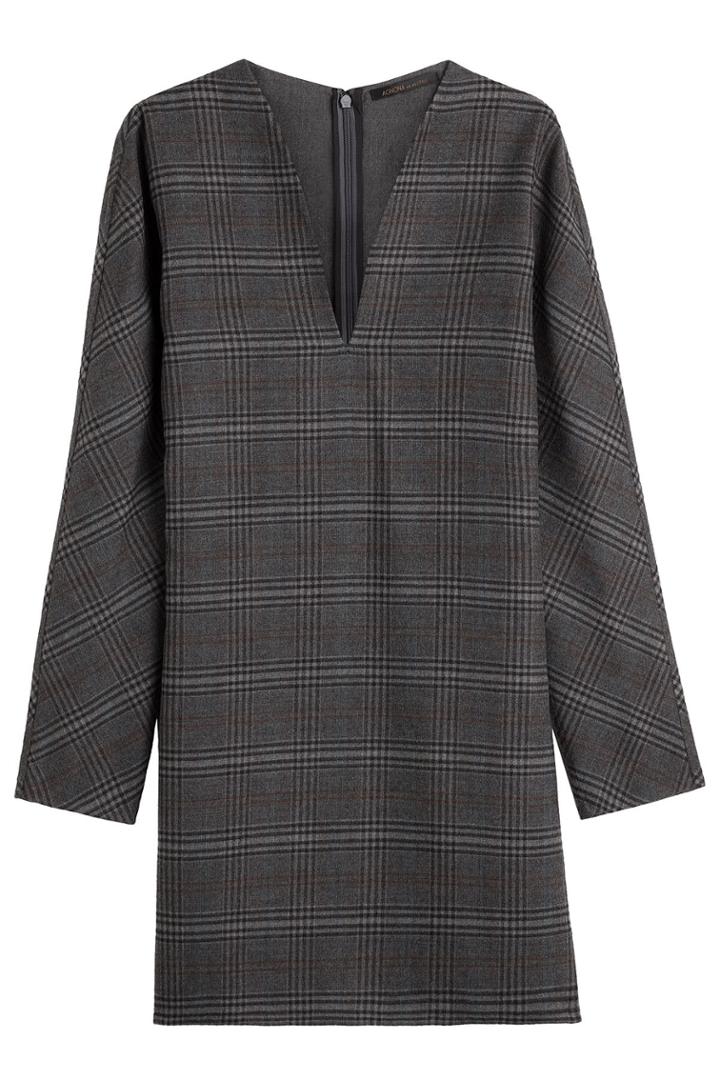 Agnona Agnona Printed Cashmere Dress - None