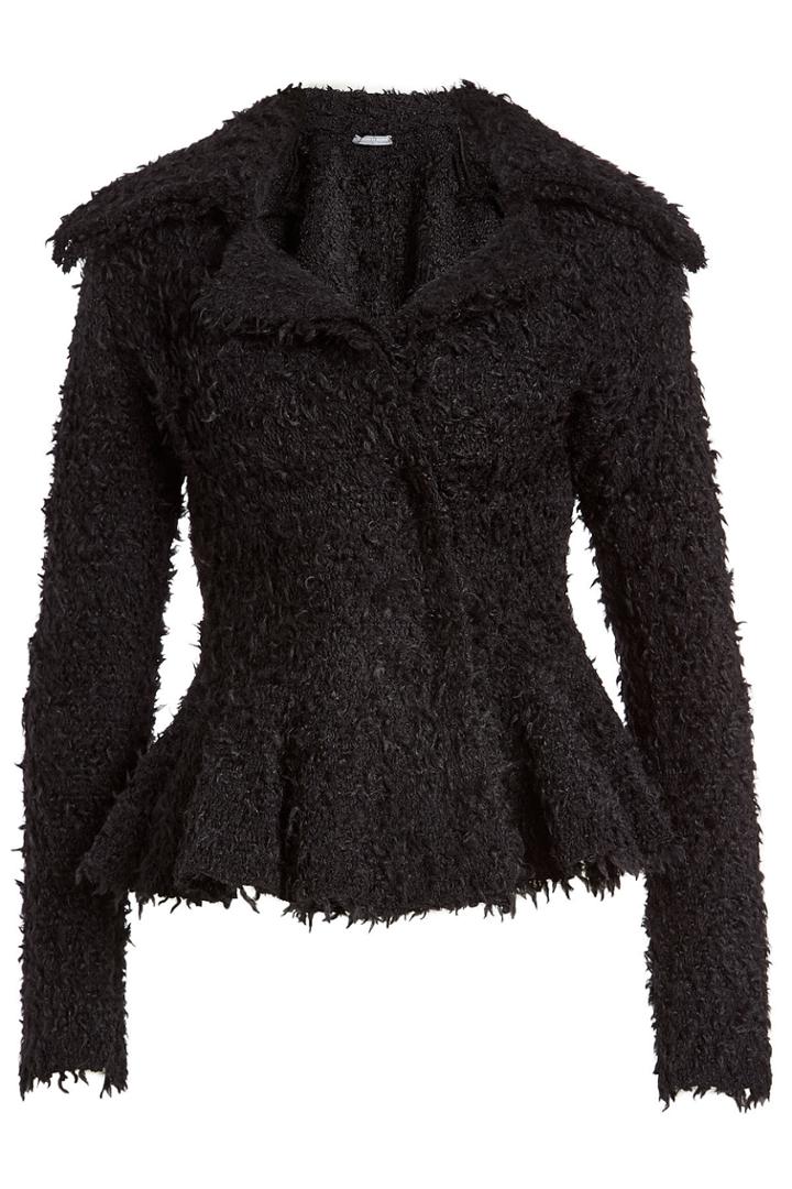 Alexander Mcqueen Alexander Mcqueen Jacket With Mohair, Wool And Cashmere