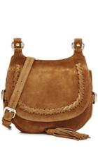 Vanessa Bruno Vanessa Bruno Suede Shoulder Bag - Camel