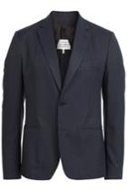 Maison Margiela Maison Margiela Silk-cotton Slim Blazer - Black