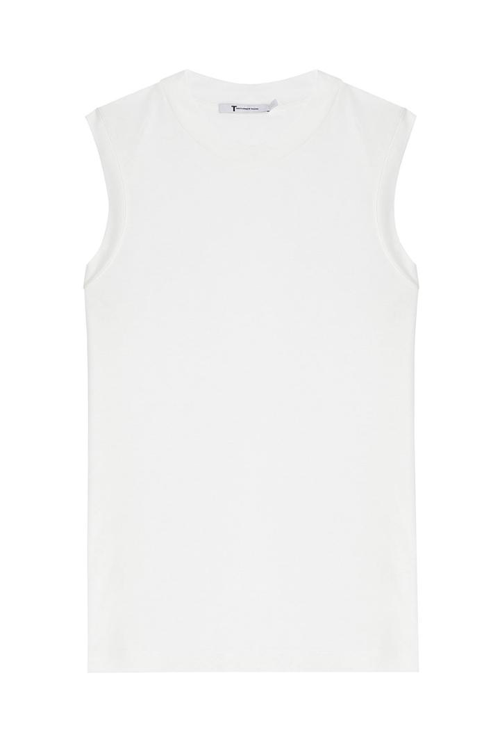 T By Alexander Wang T By Alexander Wang Round Neck Shell - White
