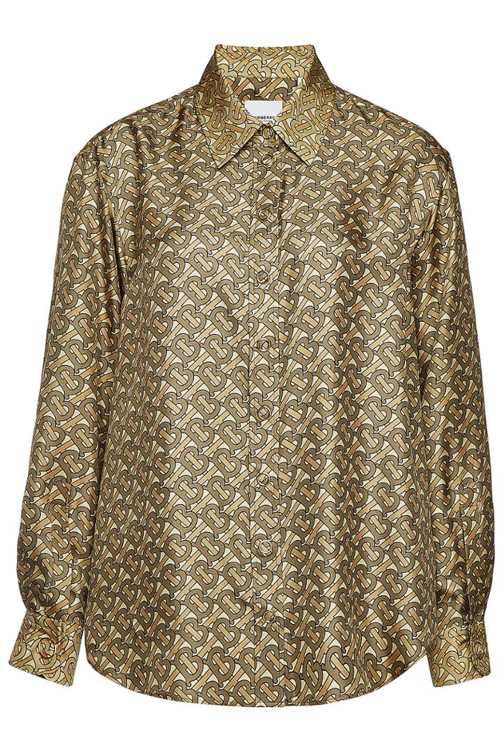 Burberry Burberry Printed Silk Tatiana Blouse