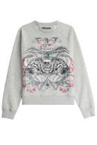 Alexander Mcqueen Alexander Mcqueen Logo Embroidered Sweatshirt - Grey