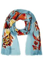 Burberry Shoes & Accessories Burberry Shoes & Accessories Printed Scarf With Cashmere - Multicolor