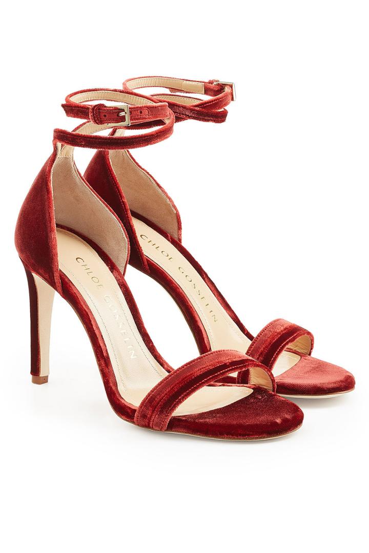 Chloe Gosselin Chloe Gosselin Narcissus Velvet Sandals