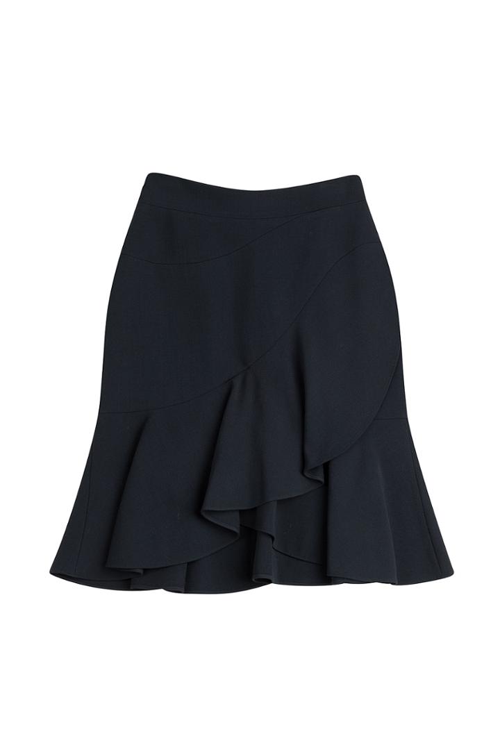 Alexander Mcqueen Alexander Mcqueen Flared Skirt - Blue
