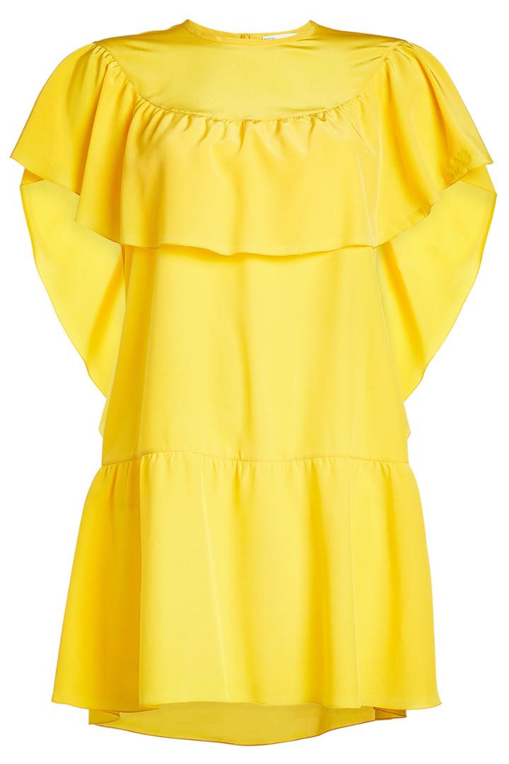 R.e.d. Valentino R.e.d. Valentino Silk Ruffle Dress