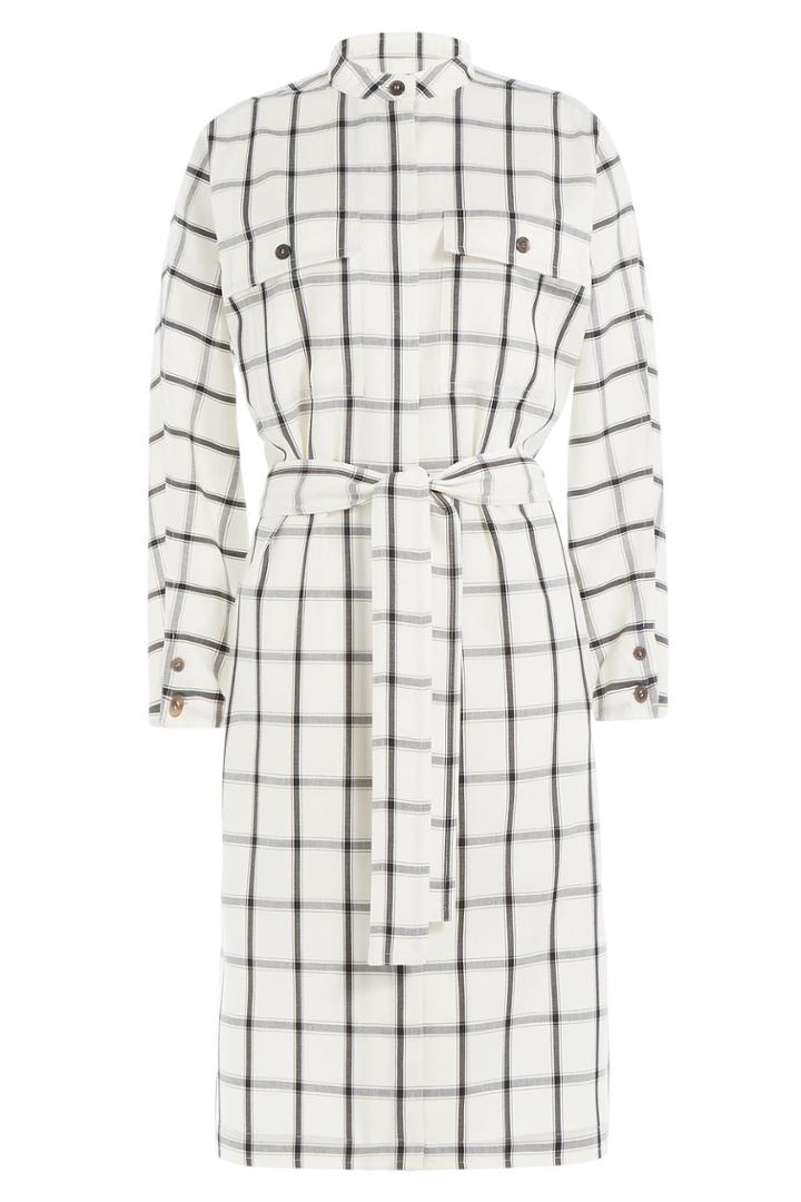Maison Margiela Maison Margiela Printed Wool Dress - Beige