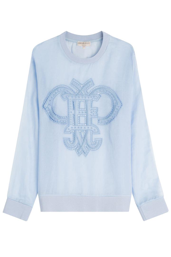 Emilio Pucci Emilio Pucci Sheer Cotton Top