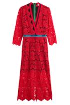 Preen Preen Lace Dress - Red