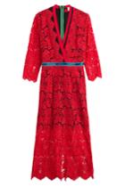 Preen Preen Lace Dress - Red