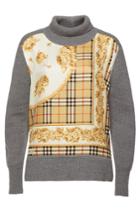 Burberry Burberry Bennachie Turtleneck Pullover In Merino Wool And Silk