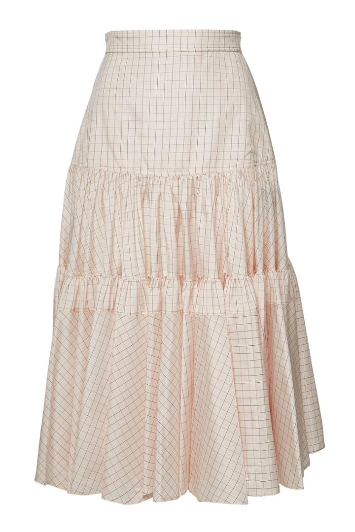 Calvin Klein 205w39nyc Calvin Klein 205w39nyc Printed Silk Midi Skirt