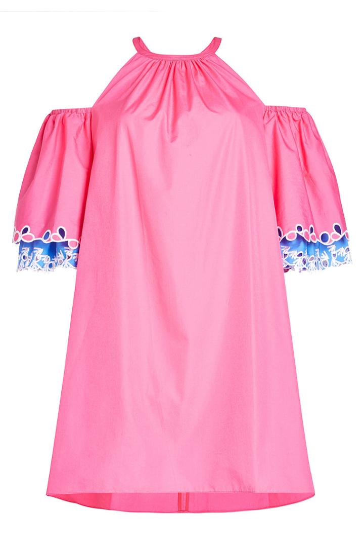Peter Pilotto Peter Pilotto Halterneck Off-shoulder Cotton Top