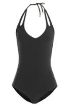 Heidi Klum Intimates Heidi Klum Intimates Swimsuit With Cutout Straps - Black