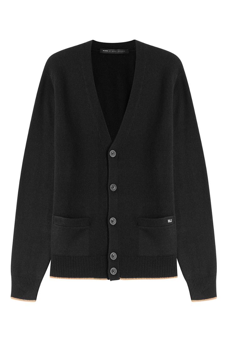 Marc By Marc Jacobs Marc By Marc Jacobs Cashmere Cardigan - Black