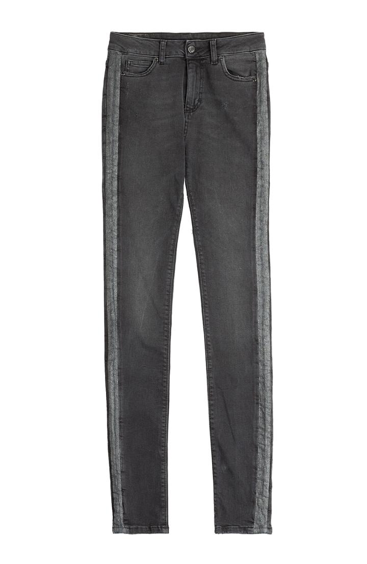 Zadig & Voltaire Skinny Jeans With Metalllic Stripes