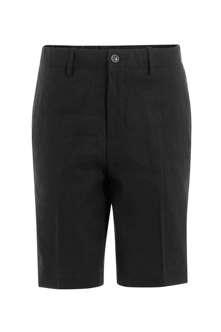 Vince Vince Bermuda Shorts With Linen - Blue