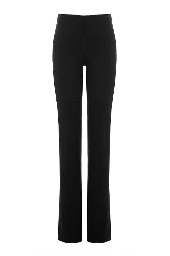 Giambattista Valli Giambattista Valli Double Crepe Flared Pants - Black