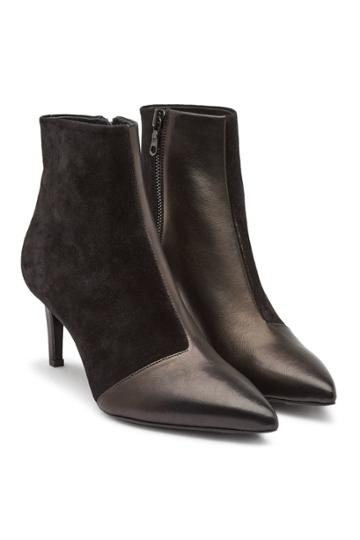 Rag & Bone Rag & Bone Beha Suede And Leather Ankle Boots