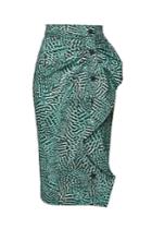 Max Mara Max Mara Stretch Cotton Musette Printed Pencil Skirt