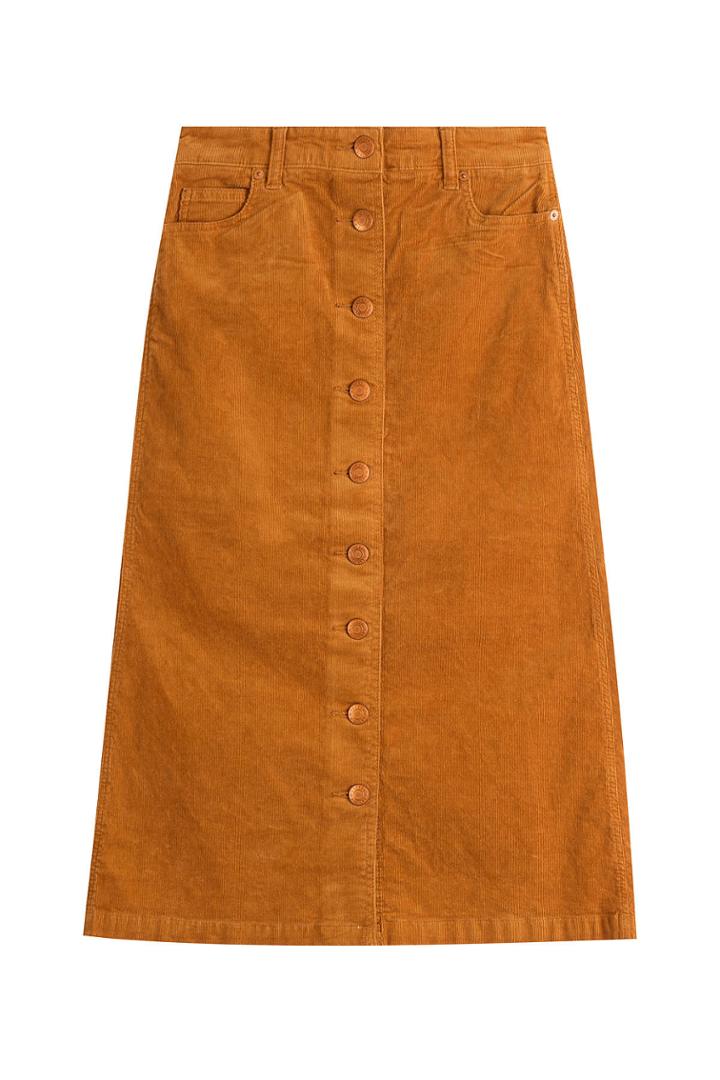 Closed Closed Stretch Cotton Long Cord Skirt