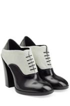 Jil Sander Jil Sander Leather And Calf Hair Ankle Boots - Multicolor