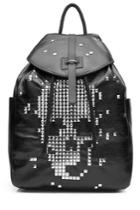 Alexander Mcqueen Alexander Mcqueen Embellished Leather Backpack