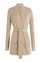 Closed Closed Belted Cardigan With Wool And Cashmere - Beige