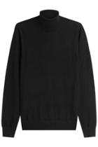 Michael Kors Collection Michael Kors Collection Extra Fine Merino Wool Turtleneck Pullover - Black