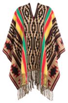 Dsquared2 Dsquared2 Printed Cotton Cape - Multicolor