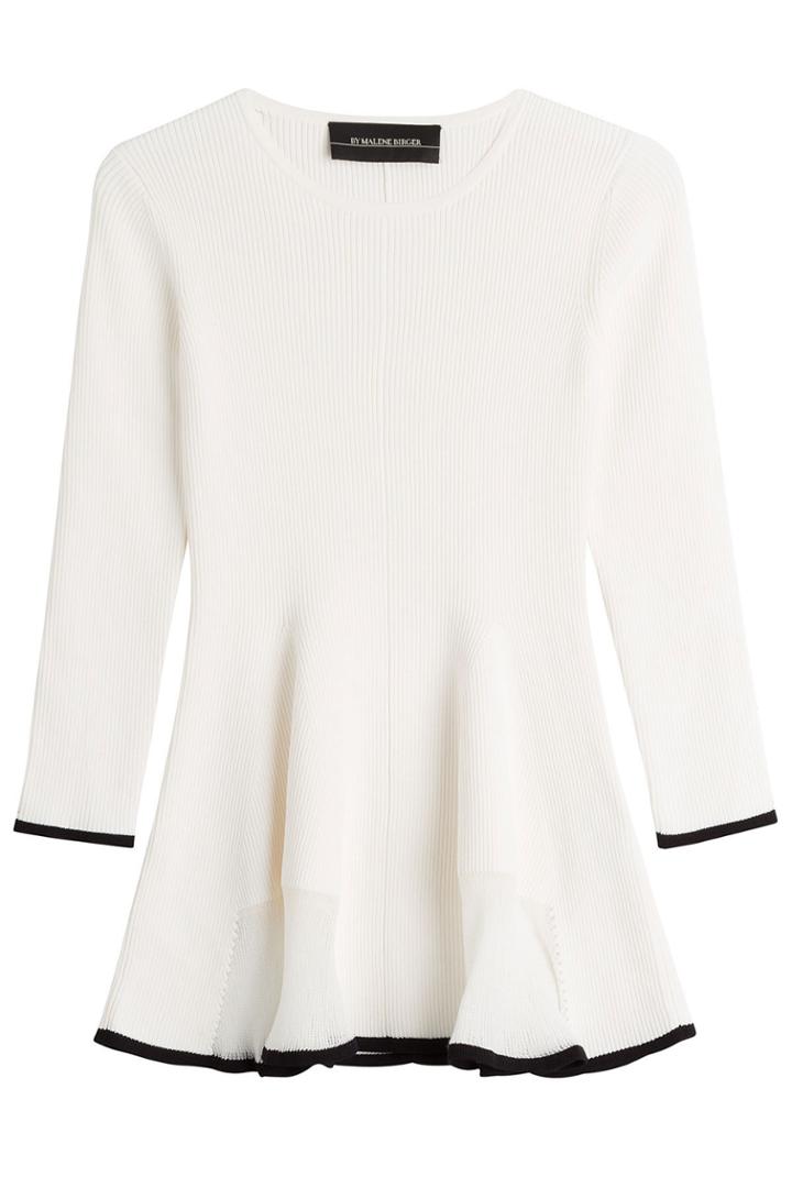 By Malene Birger By Malene Birger Knit Pullover With Tiered Ruffles