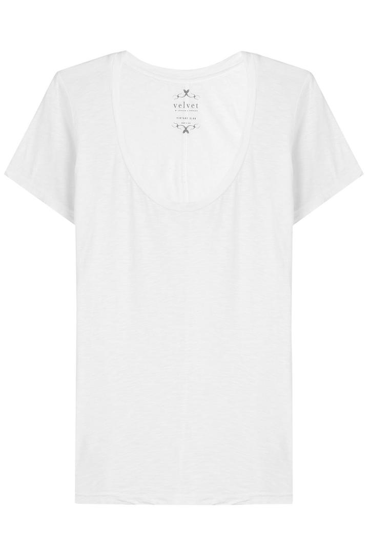 Velvet Velvet Jersey T-shirt - White