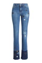 R.e.d. Valentino R.e.d. Valentino Flared Jeans With Star Patches