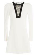 Giambattista Valli Giambattista Valli Crepe Dress With Embroidery - White