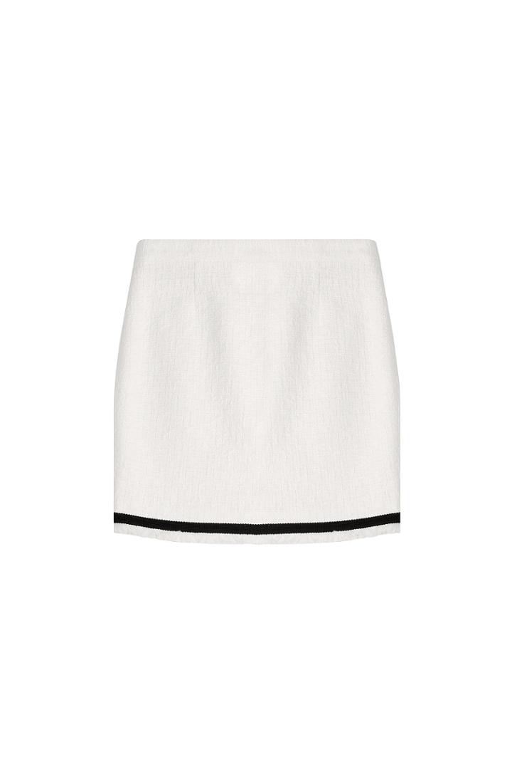 Boutique Moschino Boutique Moschino Two-tone Bouclé Mini-skirt - None