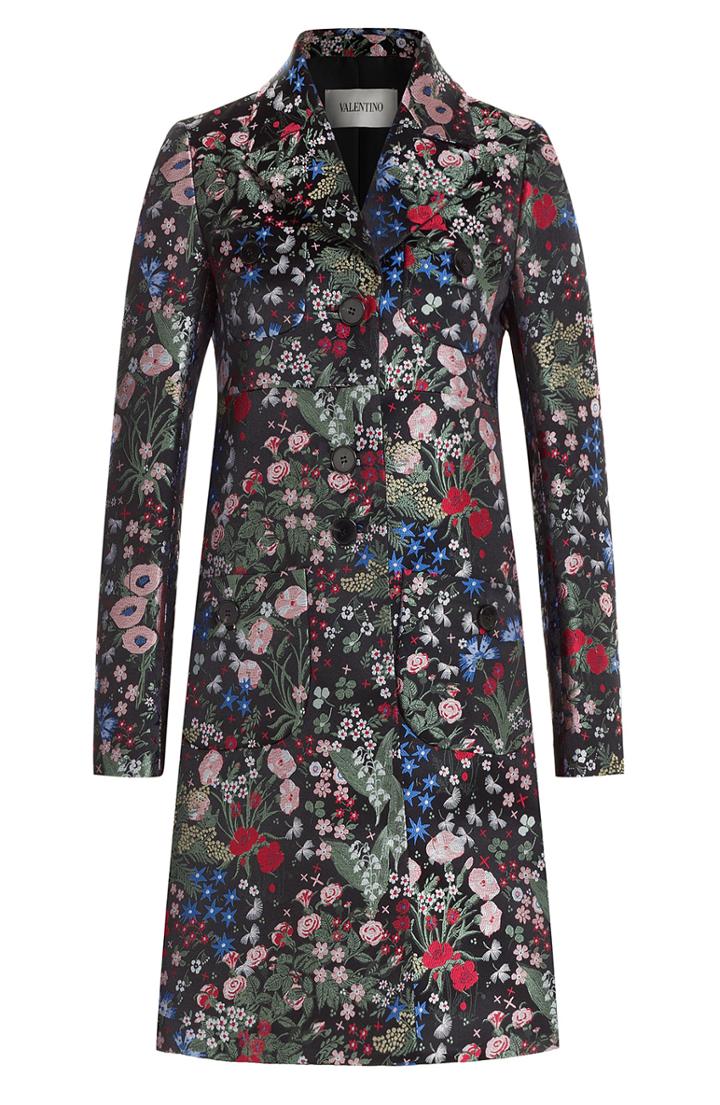 Valentino Jacquard Coat