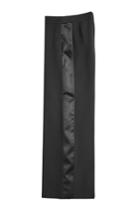 Alexander Mcqueen Alexander Mcqueen Wide-leg Pants With Wool And Silk