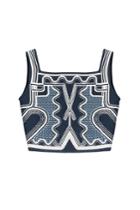 Peter Pilotto Peter Pilotto Embroidered Cropped Top