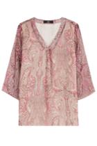 Steffen Schraut Steffen Schraut Printed Silk Blouse - Pink