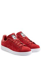 Adidas Originals Adidas Originals Stan Smith Suede Sneakers - Red