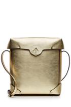 Manu Atelier Manu Atelier Pristine Metallic Leather Shoulder Bag - Gold