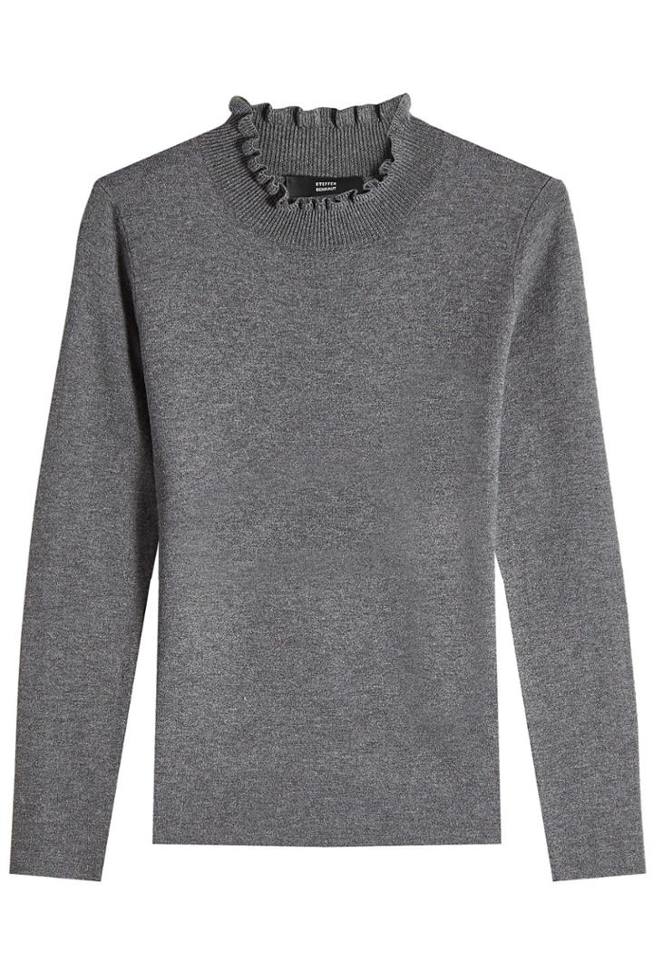Steffen Schraut Steffen Schraut Pullover With Ruffled Neckline