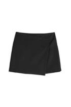 Marc By Marc Jacobs Marc By Marc Jacobs Cotton Blend Wrap Mini Skirt - Black